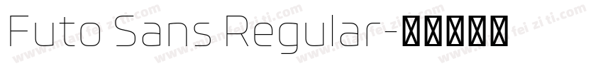 Futo Sans Regular字体转换